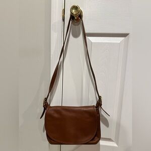 Coach Brown Leather Crossbody Bag